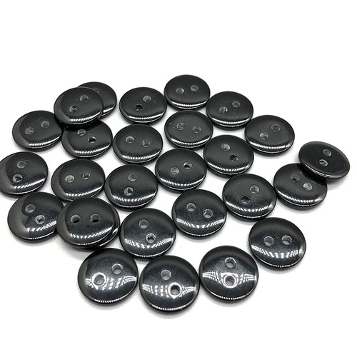 Resin bread pin transparent button black and white buttons for children's shirts small buttons for underwear turtleneck buttons