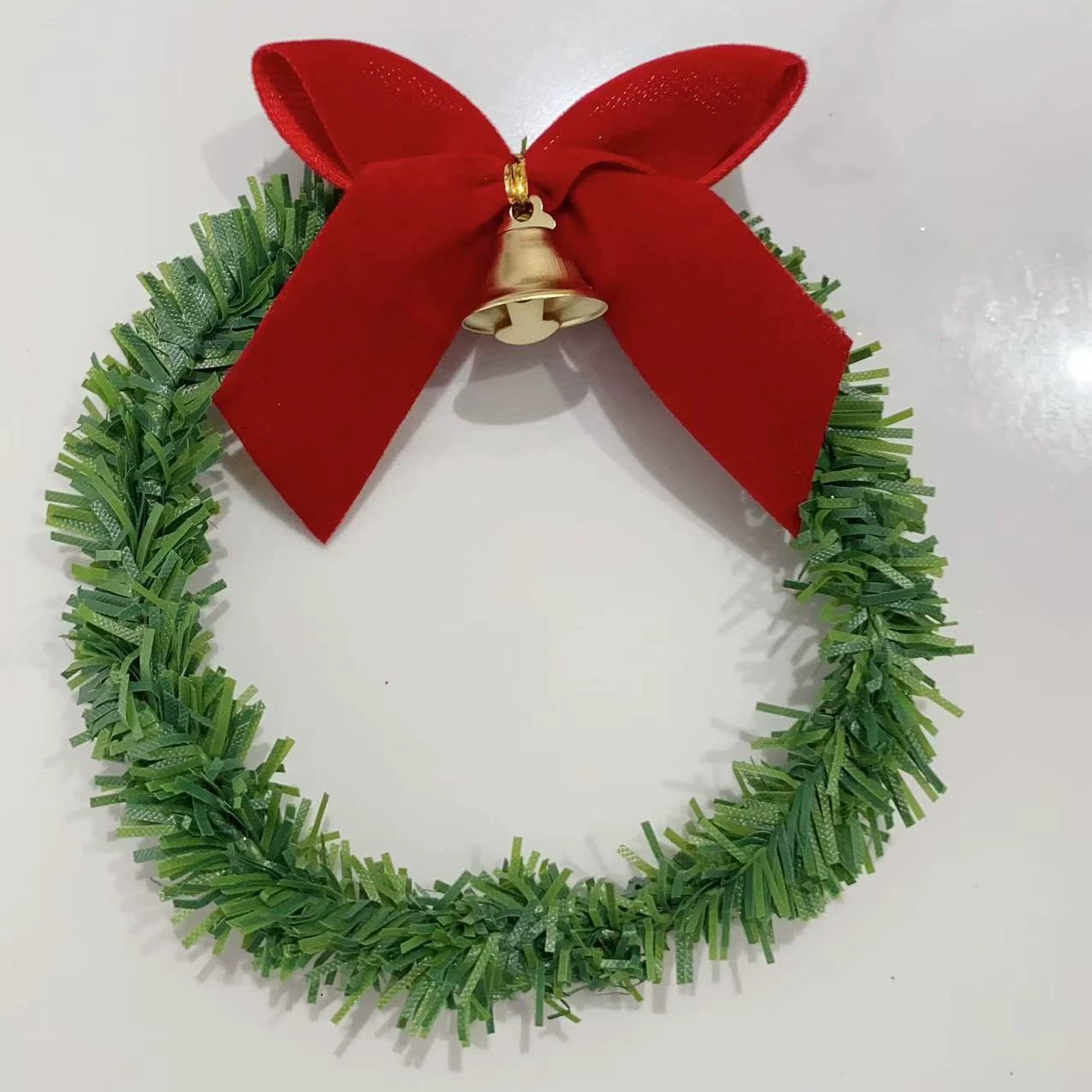 Decorations with bow, pendant, Christmas small bell