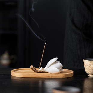 Ceramic Flower Incense Insert Ceramic Incense Holder Pen Holder Home Indoor Study Tea Table Zen Antique Ceramic Ornaments
