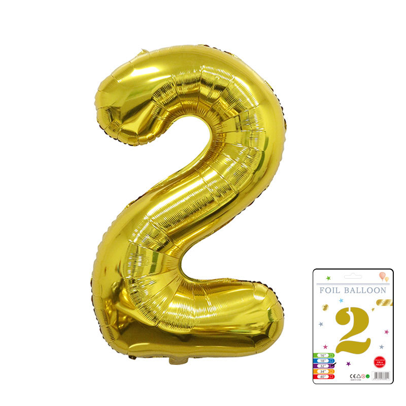 Globo digital de 32 pulgadas, embalaje de tarjeta de papel independiente, versión estadounidense, película de aluminio delgada, embalaje fino, papel de aluminio, globo de cumpleaños