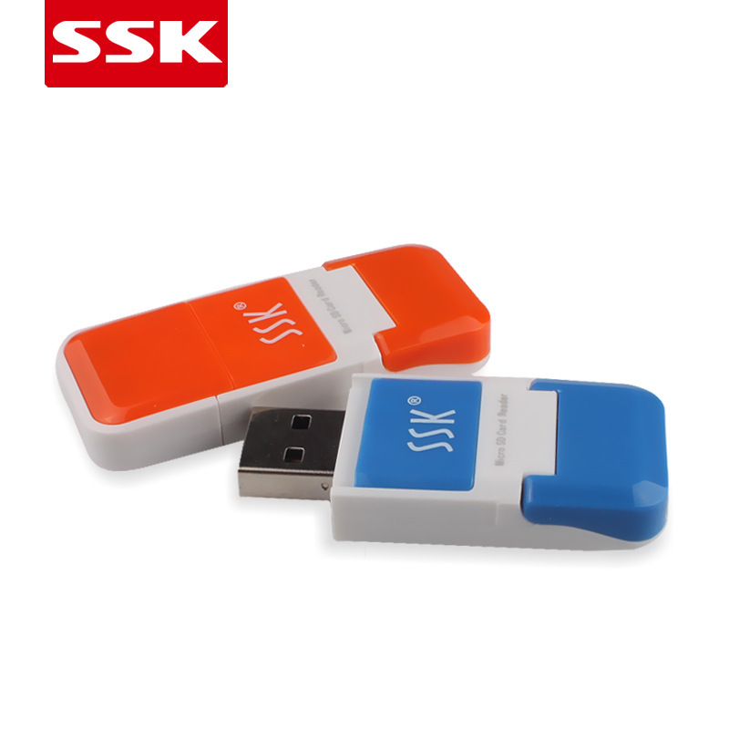 SSK王創意ミニ適用usb 2.0高速カードリーダーマイクロsdカードSCRS022カードリーダー|undefined