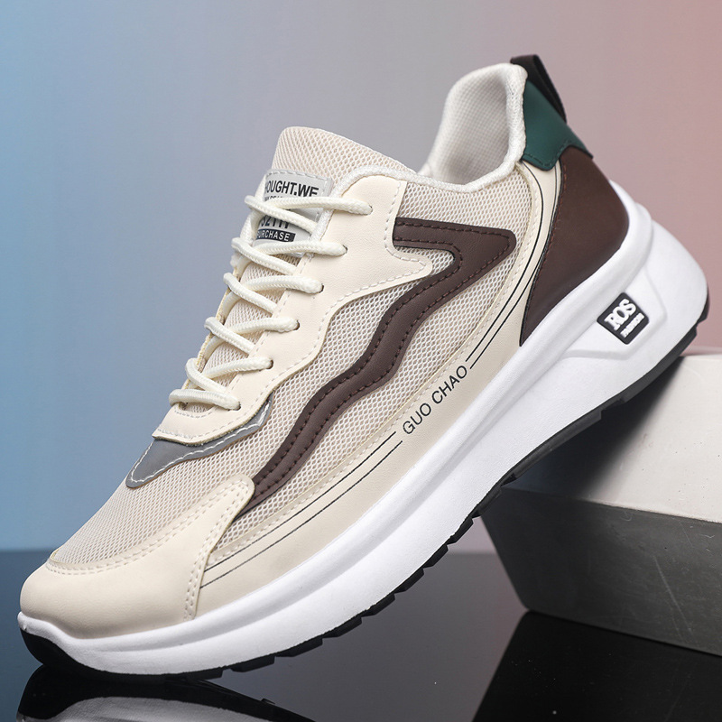 Zapatos deportivos Gump 2026 primavera nuevos zapatos de hombre de malla juvenil para correr zapatos casuales de moda al por mayor transfronterizos