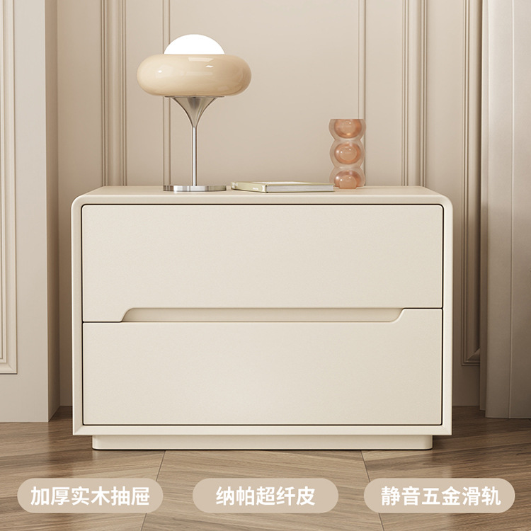 오프화이트 - 설치 불필요 [국산 고밀도 프레임 + 두꺼운 원목 서랍]