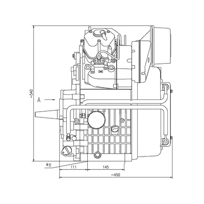 Avtomobil mühərrikləri start two-cylinder four-stroke 1.382L