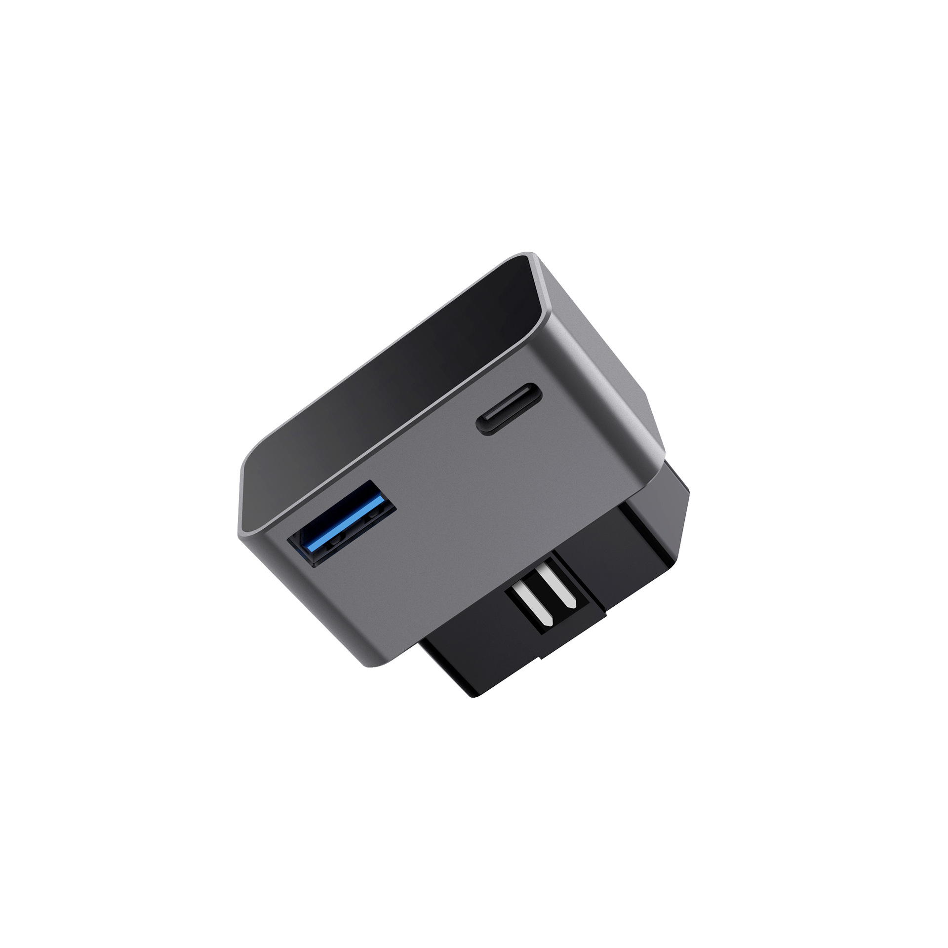 Tesla – Mobil şarj cihazları Dual Port OBD - refreshed-yrefreshed-yl-silver