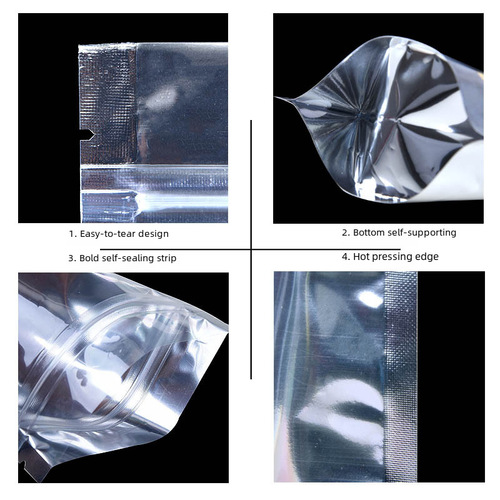 Aluminum-plated Yin and Yang self-sealing bag Thailand small pineapple packaging bag candy flower tea portioning pull bone bag manufacturer wholesale 