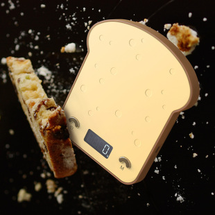 Creative Toast Electronic Scale Kitchen Small Scale Precision Scale High Precision Food Scale Food Scale Coffee Scale