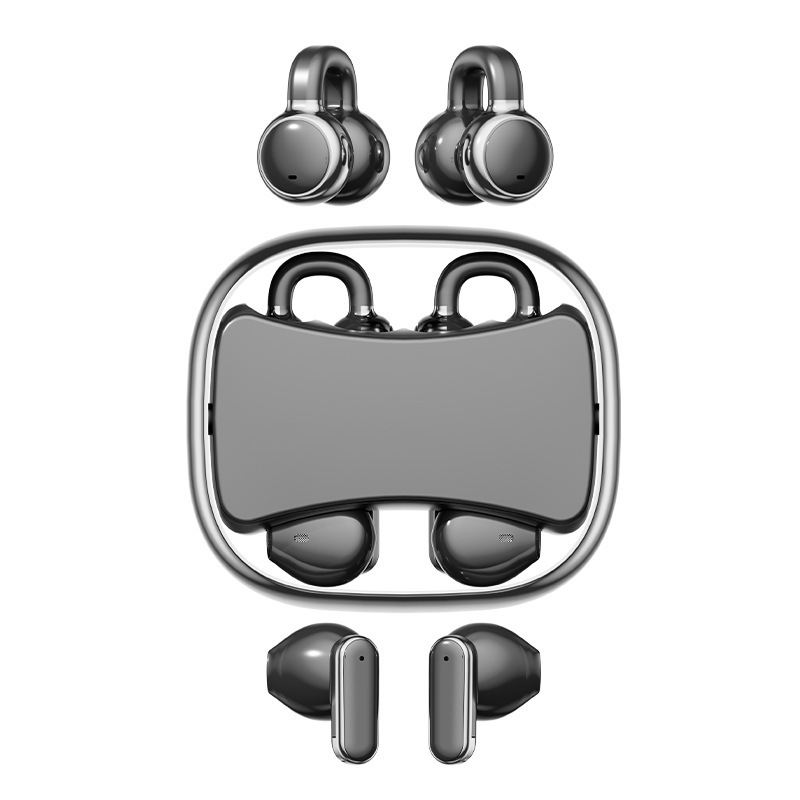 2026 nuevo Q9 auriculares medio en el oído auriculares Bluetooth deportivos de alta calidad de sonido de larga duración dos pares reemplazables