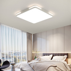 家用客廳燈長方形大氣現代簡約鐵藝led吸頂燈創意書房臥室燈批發