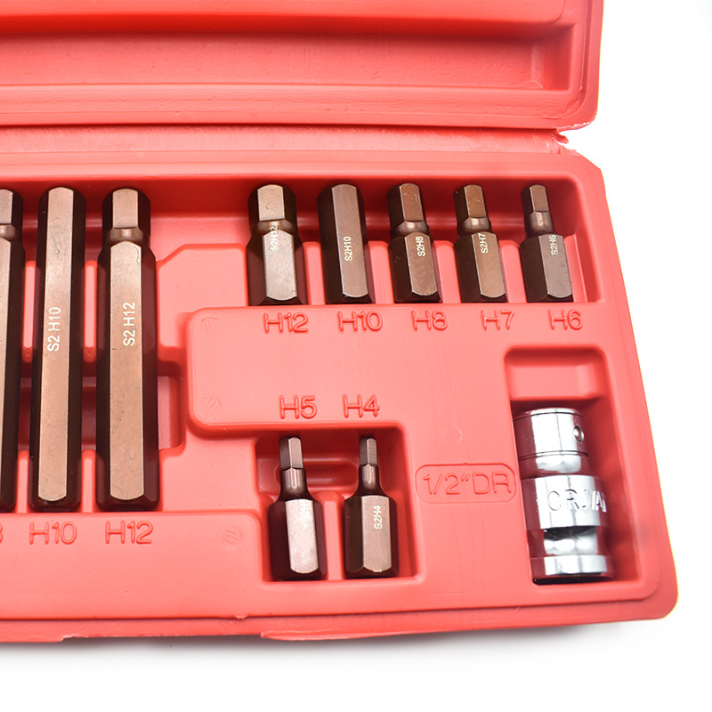S2 Alloy Steel Star Bit Set Crv Screwdriver Bit H-Type M-Type Auto Repair Tool Screwdriver Bit Set Manufacturer Wholesale