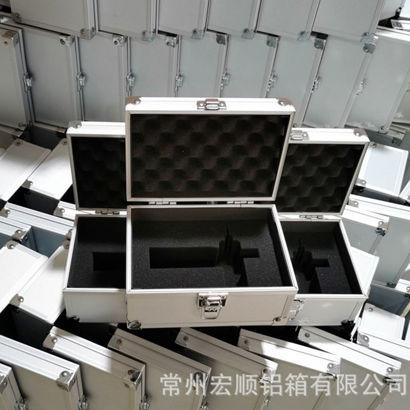 批量出售小号压力表包装铝合金工具箱 小型仪器设备收纳包装铝箱