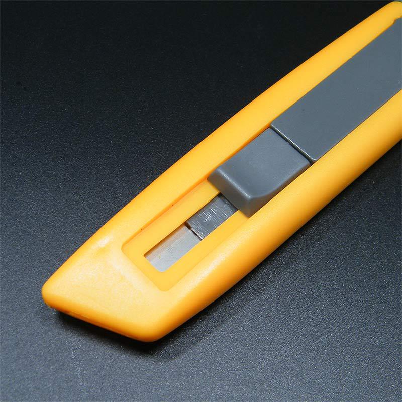 Cuchillo de apertura de caja de seguridad para desmontar artefactos mágicos de entrega rápida Cuchillo de seguridad de rebote automático Cuchillo de corte de papel corrugado Cuchillo trapezoidal