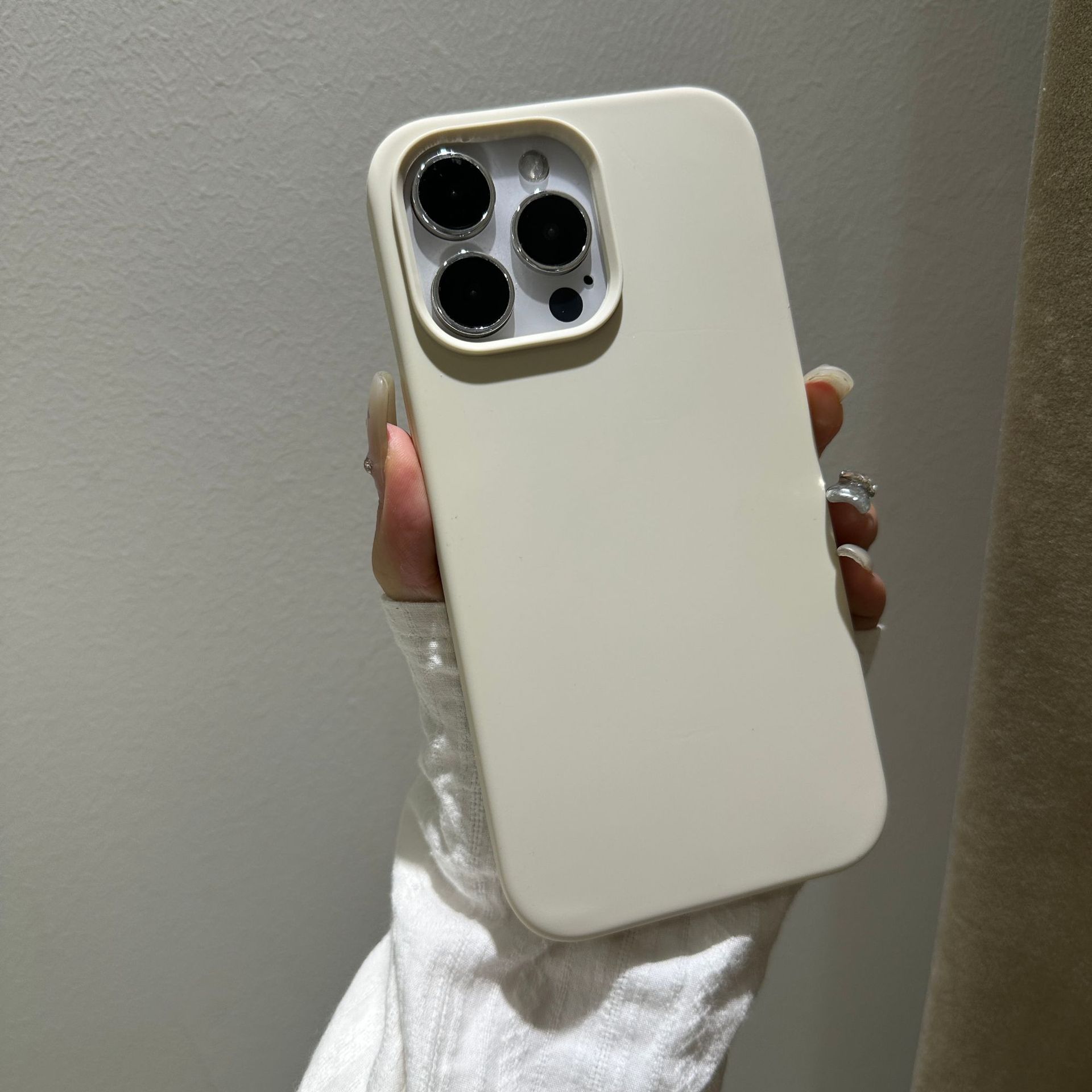 Adecuado para iphone12 funda de silicona líquida Apple 11pro piel sensación esmerilado 12max con LOGO pelusa teléfono caso