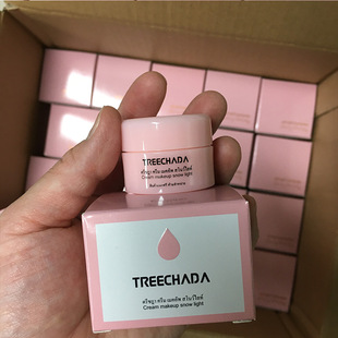 Thailand Treechada Makeup Cream Tr Sample Travel Size Nude Makeup Brightening Moisturizing Concealer Isolation 8g Medium Sample