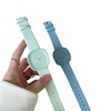 2024 Fire new macaron square sugar watches high face value male and female student milk tea creative fashion literature and art