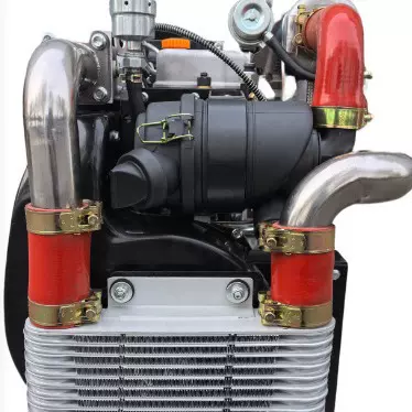 22kw/30马力双缸风冷涡轮增压柴油发动机