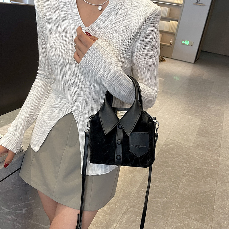 Borsa a secchiello nuova tendenza Borsa da donna 2024 Borsa a tracolla semplice in stile coreano estivo Borsa da pendolarismo a catena da donna_voghion.com