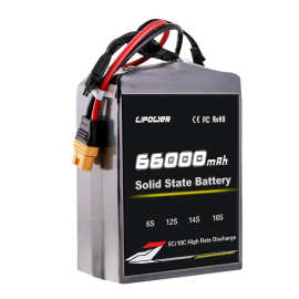 工厂直发 吊运飞机 大载重 长续航 66000mAh 66Ah固态无人机电池