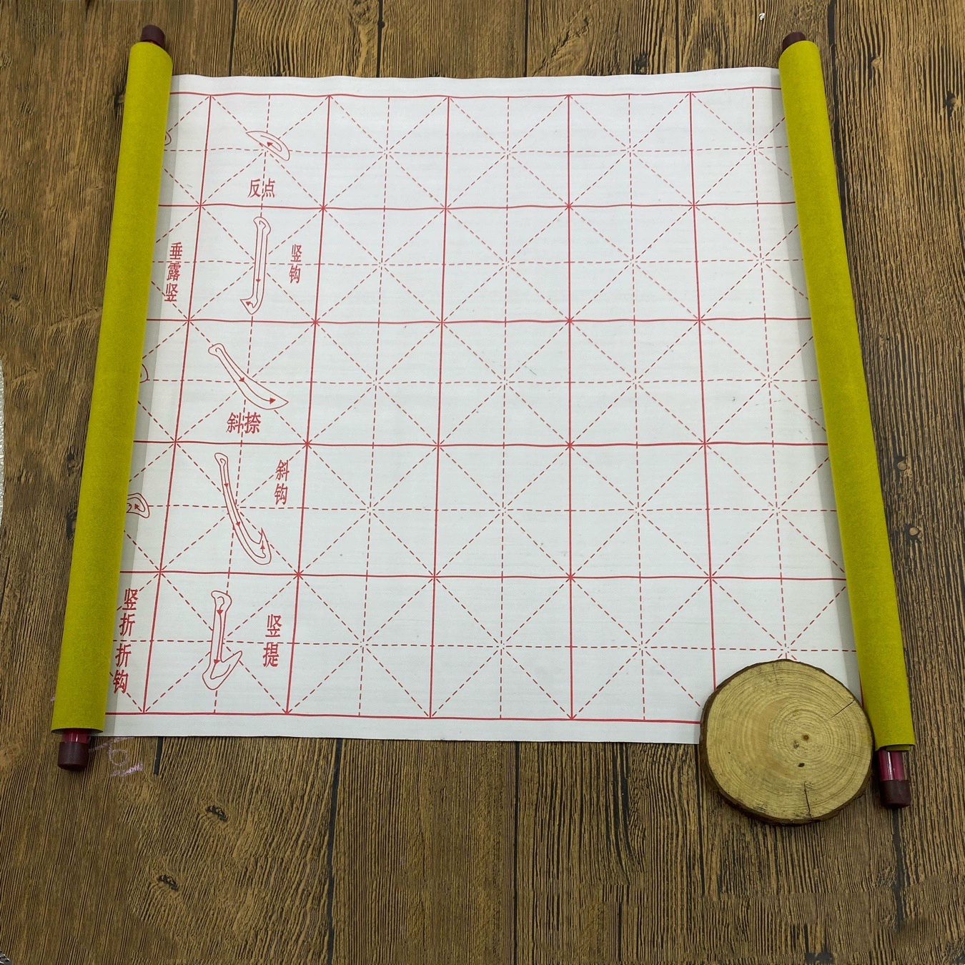 Литературная комната четыре сокровища десять тысяч раз водная ткань для письма оптом среда с рисовой сеткой Axis утолщенная имитация бумаги Xuan кисть для письма каллиграфия водная ткань для письма