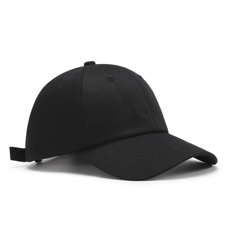 Spring and summer outdoor bare board black men's and women's unisex soft top baseball cap fashionable breathable cross-border European and American baseball cap