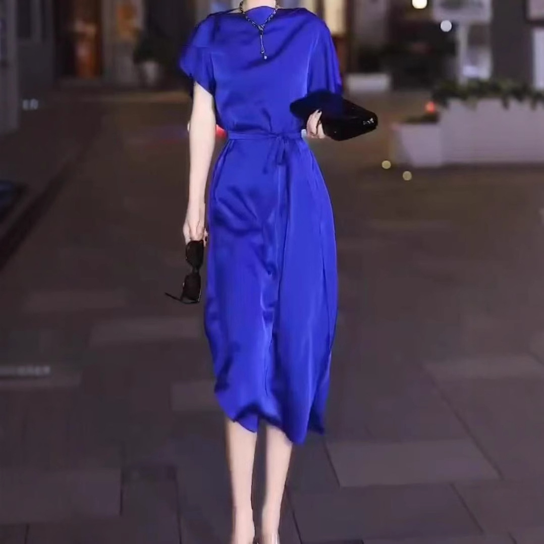 23188婕妤秀夏季新款2023女装气质法式连衣裙夏天裙子