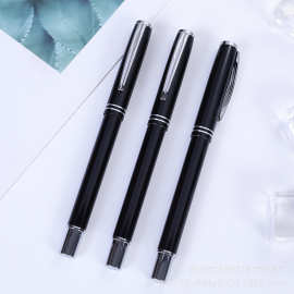 金属签字笔酒店银行前台广告笔刻字logo礼品宝珠笔中性笔厂家批发
