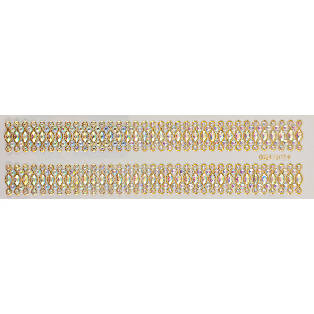 Etiqueta engomada de diamantes bronceado de acrílico transfronterizo Decoración de gemas de bricolaje Adhesivo de cristal hecho a mano para niños Etiqueta engomada de forma rasgada