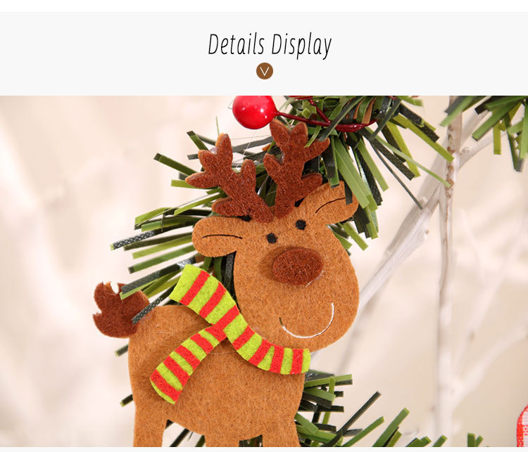 Wholesale New Christmas Rattan Wreath Door Hanging Decorations Nihaojewelry display picture 10