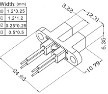 OPB880T51Z,OPB880T55Z,EE-SX1096-W11,OPB880,EE-SX1088-W11