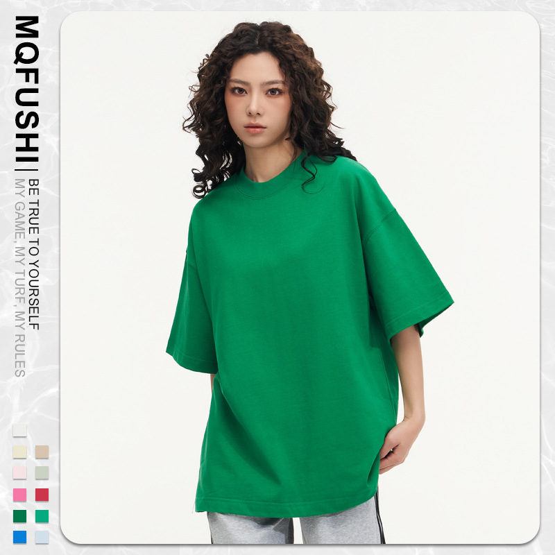 BV Green-350g 무거운 티셔츠