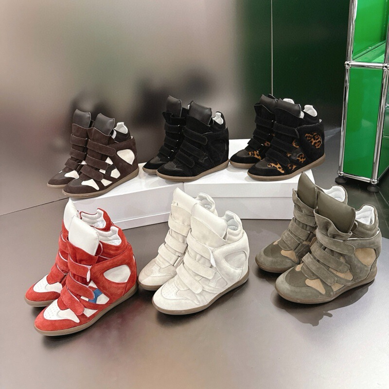 In-Stock Bekett Sneakers High-Top Casual Shoes with Internal Height Increase, Wedge Heel, Ankle Boots for Women, Genuine Leather Men's Shoes from Guangzhou In-Stock Bekett Sneakers High-Top Casual Shoes with Internal Height Increase, Wedge Heel, Ankle Boots for Women, Genuine Leather Men's Shoes from Guangzhou