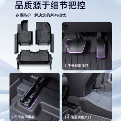 Tpe Car Door Sill Mats, Modelə uyğun ayaqaltı