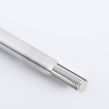源头工厂供应来图来样大小加工定制高品质精密外螺纹镀铬棒光轴