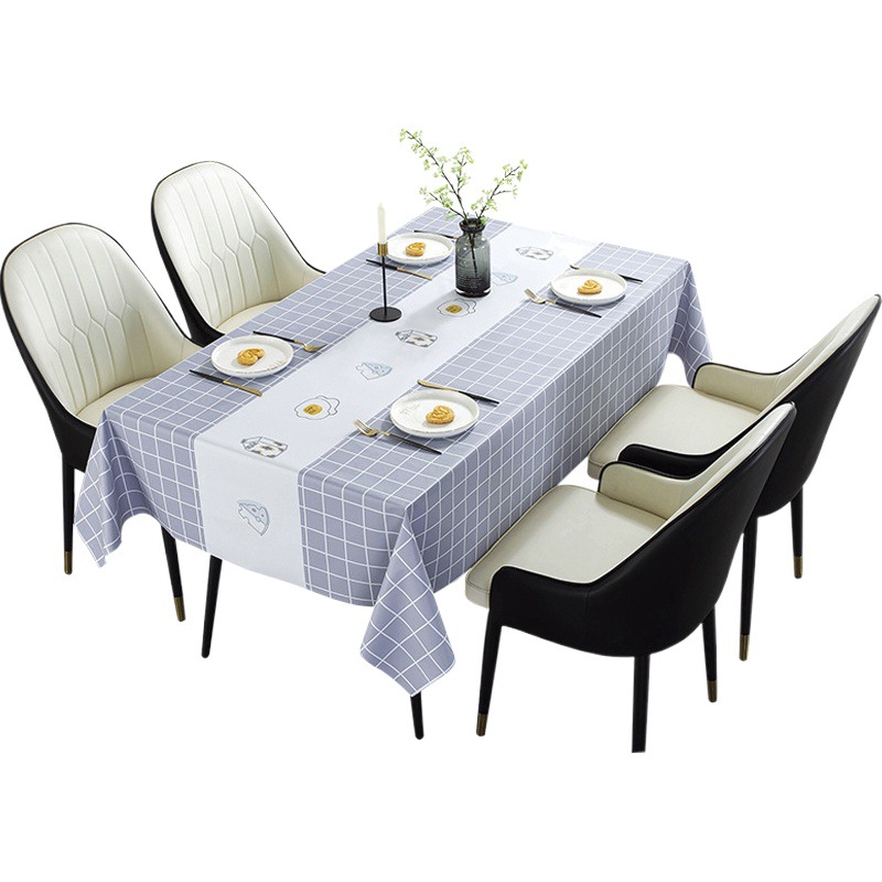 Mantel tela impermeable a prueba de aceite desechable Nordic ins Internet celebridad rectangular mantel mesa de café PVC estudiante estera de escritorio