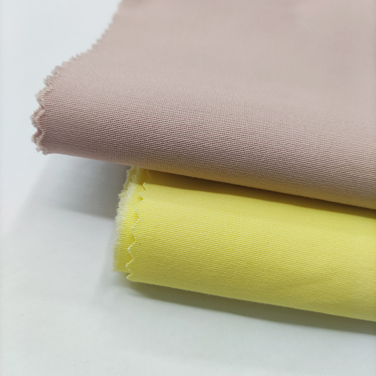 Tejido blando algodón elástico spandex microfibra piel de melocotón tela