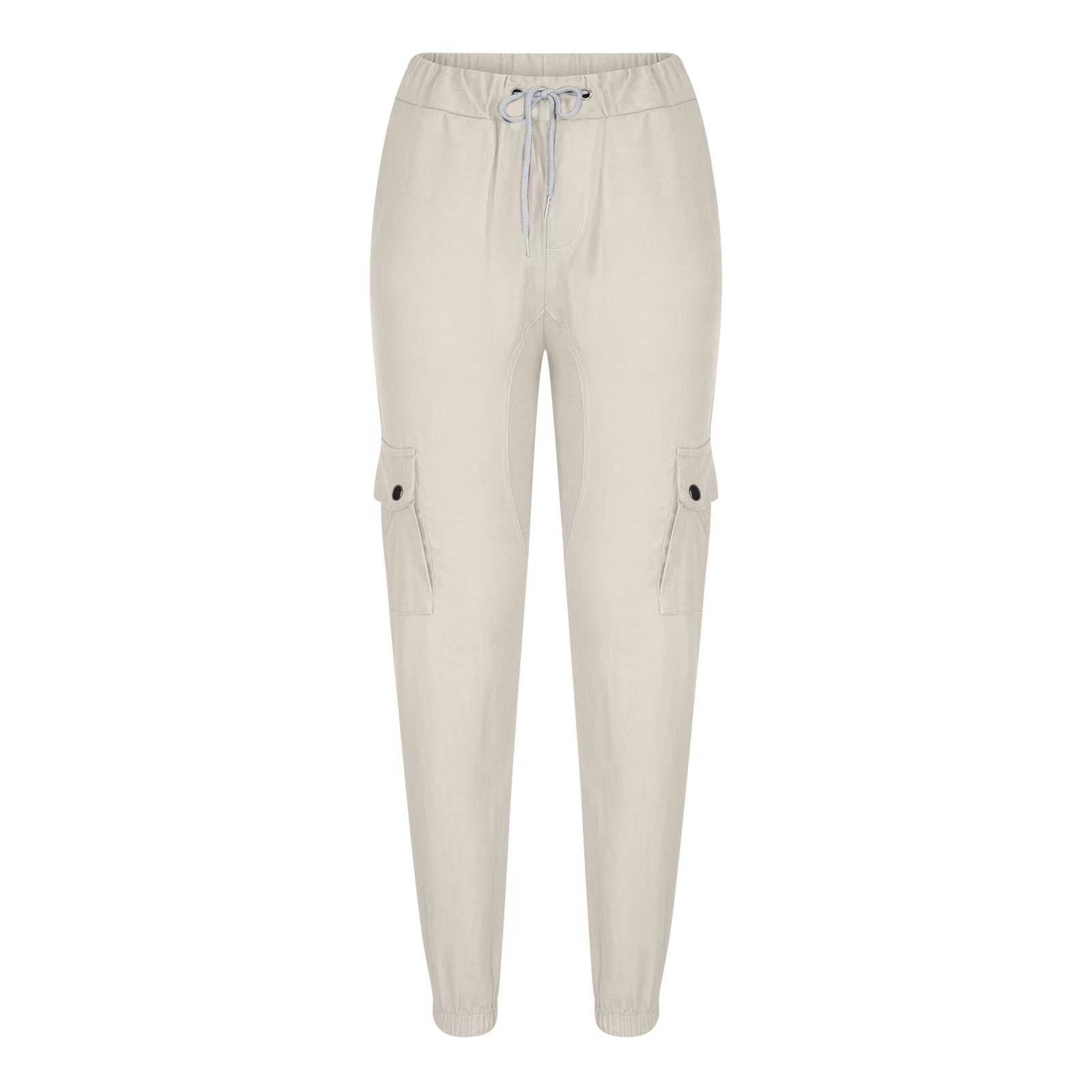 Autumn New Men's Cargo Pants Mens Overalls Multi-pockets Solid Color Pants Trousers Slim Fit Jogging_voghion.com