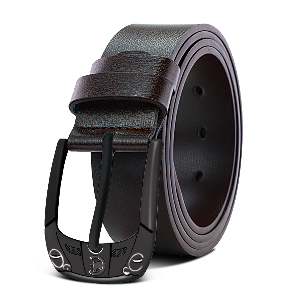 cinturón de hombre cinturón de aguja cinturón de cuero de vaca cinturón de negocios cinturón de cuero pu cinturón al por mayor [enviar perforador]