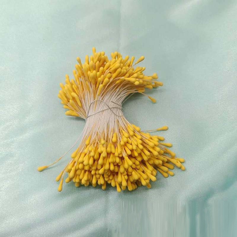 Yoyo Tiger Twist Stick Material de accesorios hechos a mano Daquan Flower Cara Cinta adhesiva con alcohol Estambres de flores Varilla de pegamento para ojos móviles