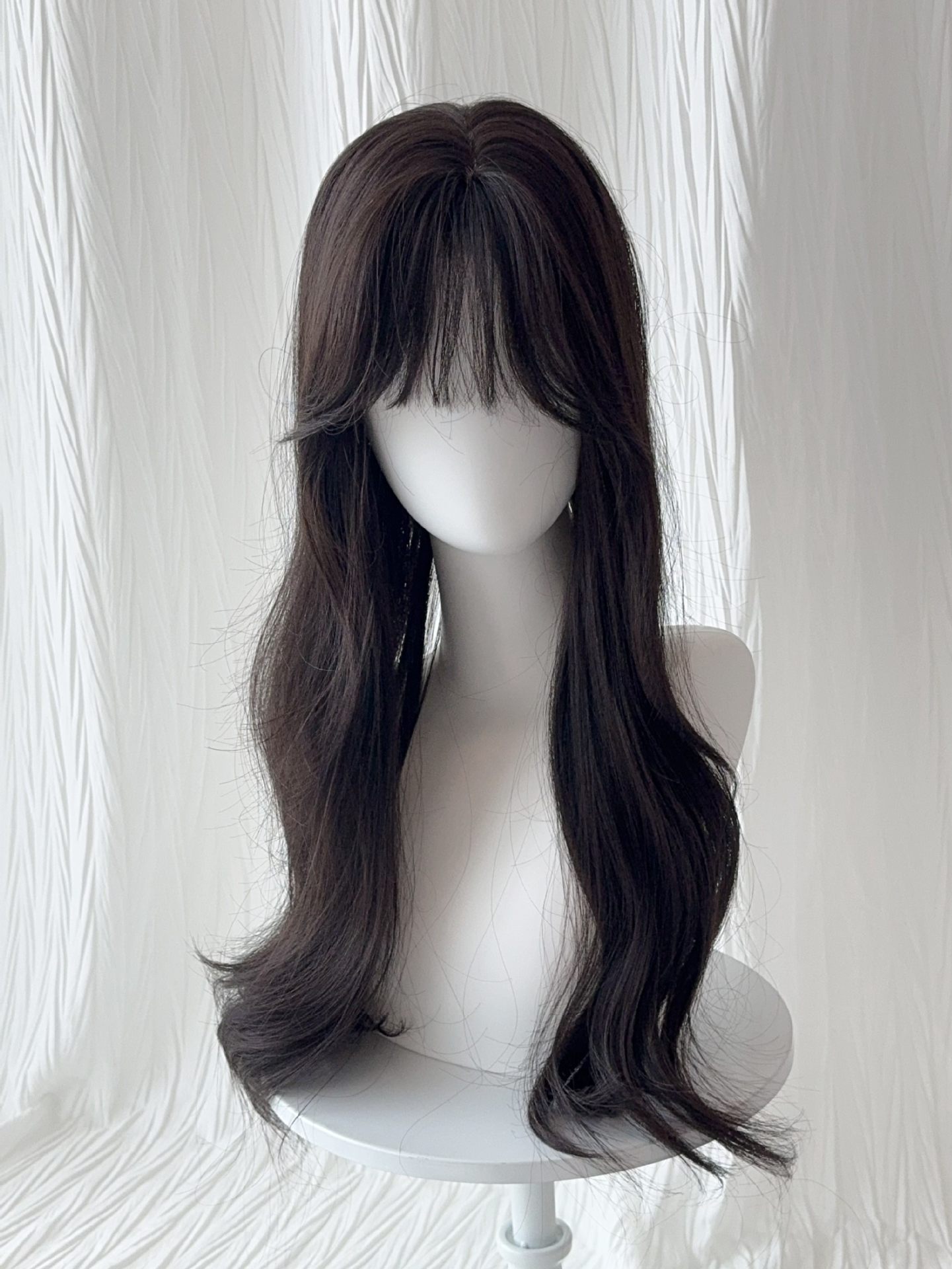 다크 브라운 [긴 곱슬머리]