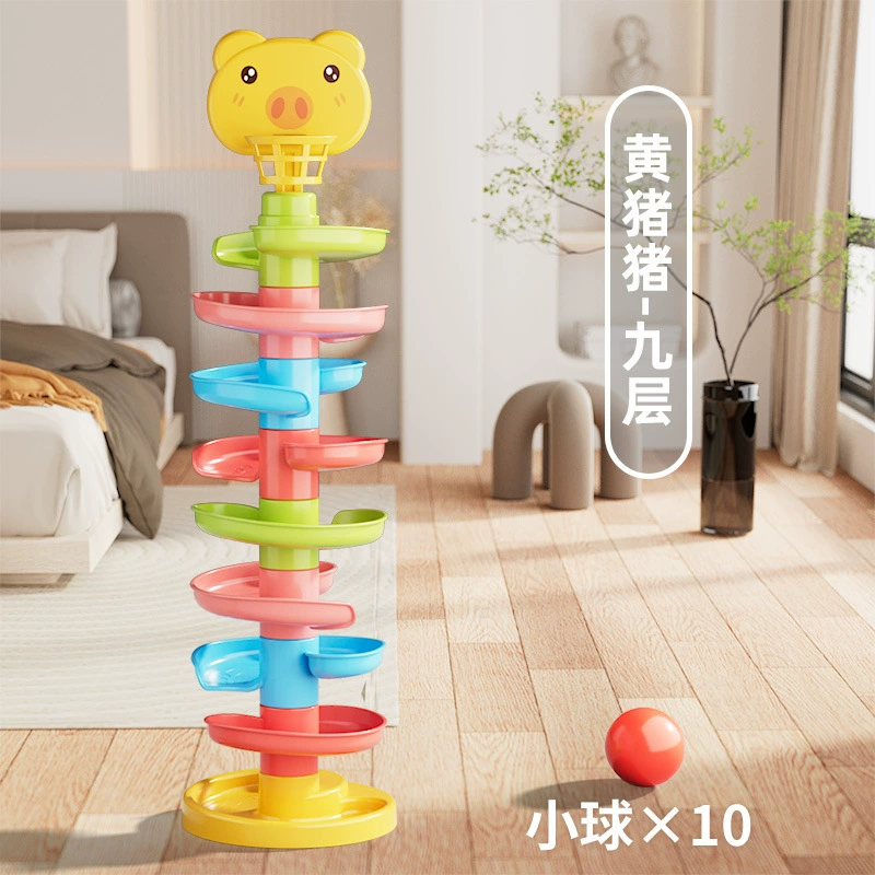 Забавная башня с перилами, интерактивная игрушка, раннее развитие, для детей и родителей