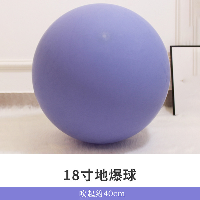 Decoración de cumpleaños engrosada arco de globo macaron de 18 pulgadas diseño de escena de látex de globo a prueba de explosiones grande