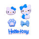 kt cat head soft rubber accessories diy mobile phone case water cup refrigerator patch hole shoes pvc buckle storage box decoration