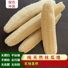 丝瓜络农村自种老丝瓜带皮可煮水丝瓜布带壳丝瓜瓤筋囊洗碗可包邮