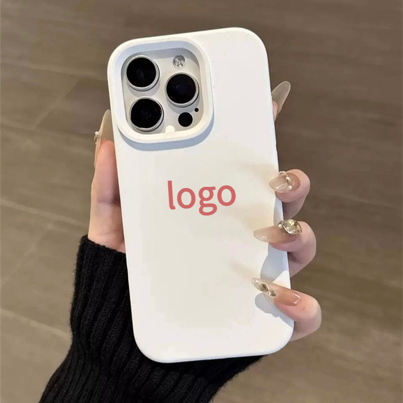 Ai Integrated Button Apple 17Promax Pure White 16Pro Mobile Phone Case 14/13 Protective Cover 11 Liquid Silicone Ai Integrated Button Apple 17Promax Pure White 16Pro Mobile Phone Case 14/13 Protective Cover 11 Liquid Silicone