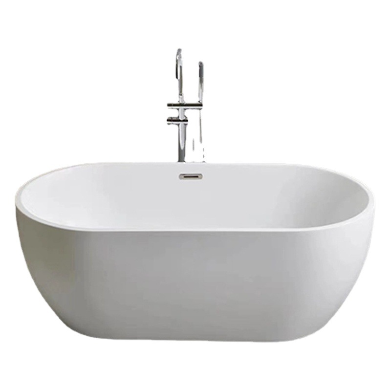 Aowo baño bañera pequeño apartamento bañera de acrílico bañera independiente bañera pequeña bañera pequeño apartamento