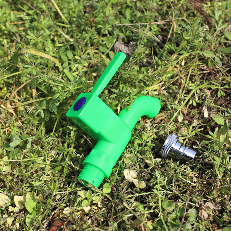 Grifos de plástico verde PPR para refrigeración de riego disponibles sin impuestos
