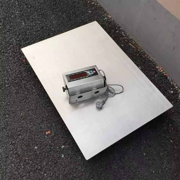 Урумчи Промывка из нержавеющей стали Электронный вес Пищевой завод 1.5 X1.5 м из нержавеющей стали Электронная платформа весы