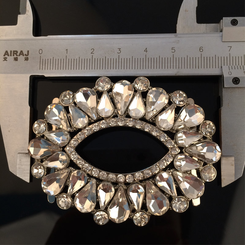 Tengda zapato hebilla nueva aleación de zinc punto diamante zapato hebilla Venta caliente rhinestone brillante zapatos flor Tengda zapatos Accesorios