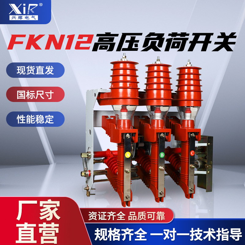 厂家直销FKN12-12RD/T125-31.5户内高压压气式负荷开关熔断器组合