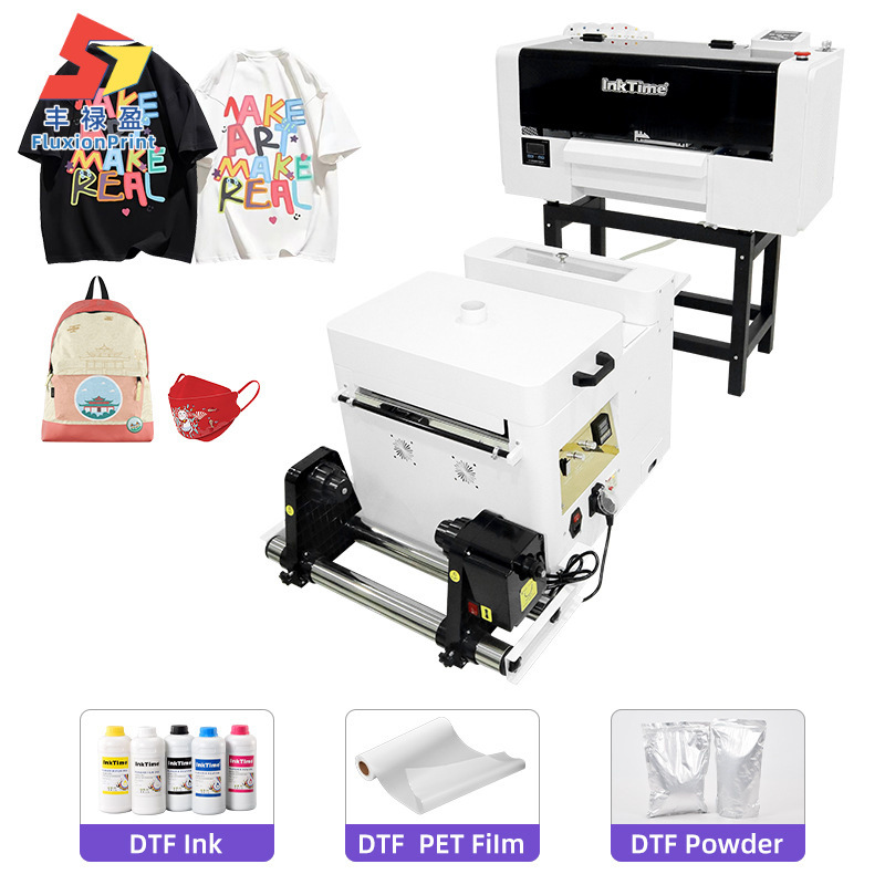 a3白墨烫画机dtf热转印打印机小型数码印刷机T恤衣服印花机厂家